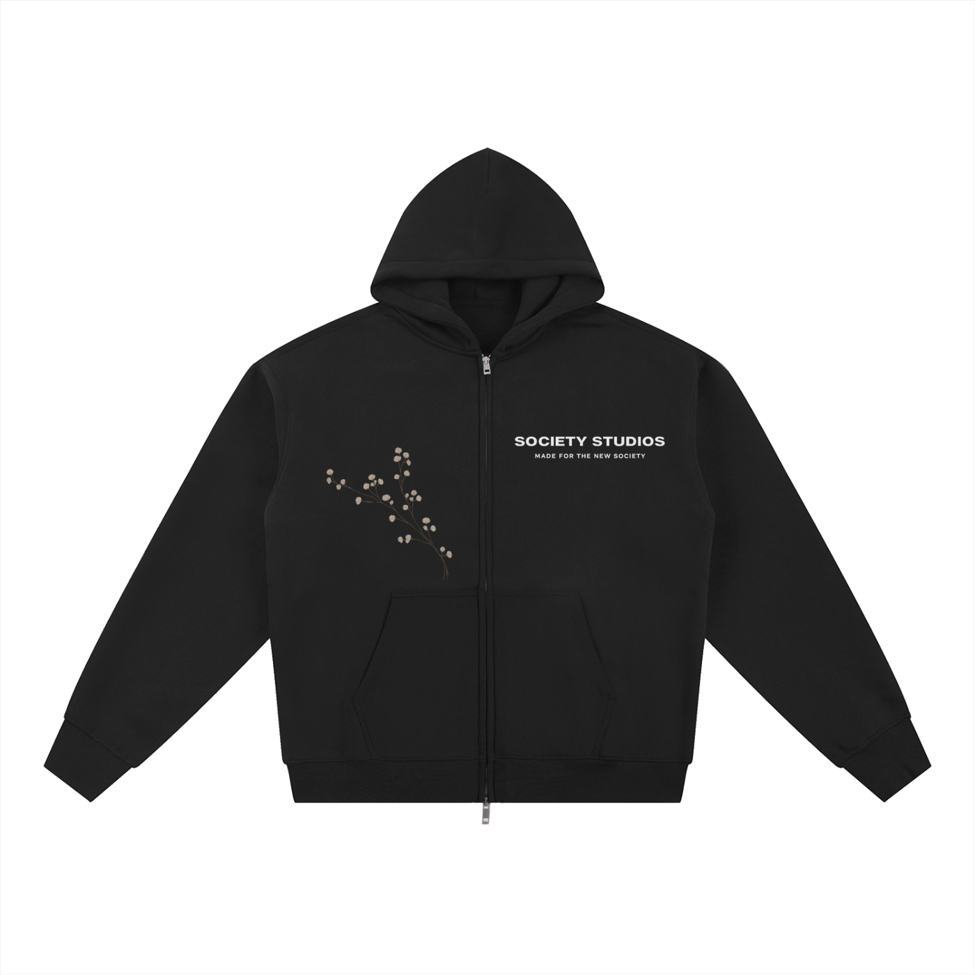 Essential Fleece Zip-Through Hoodie