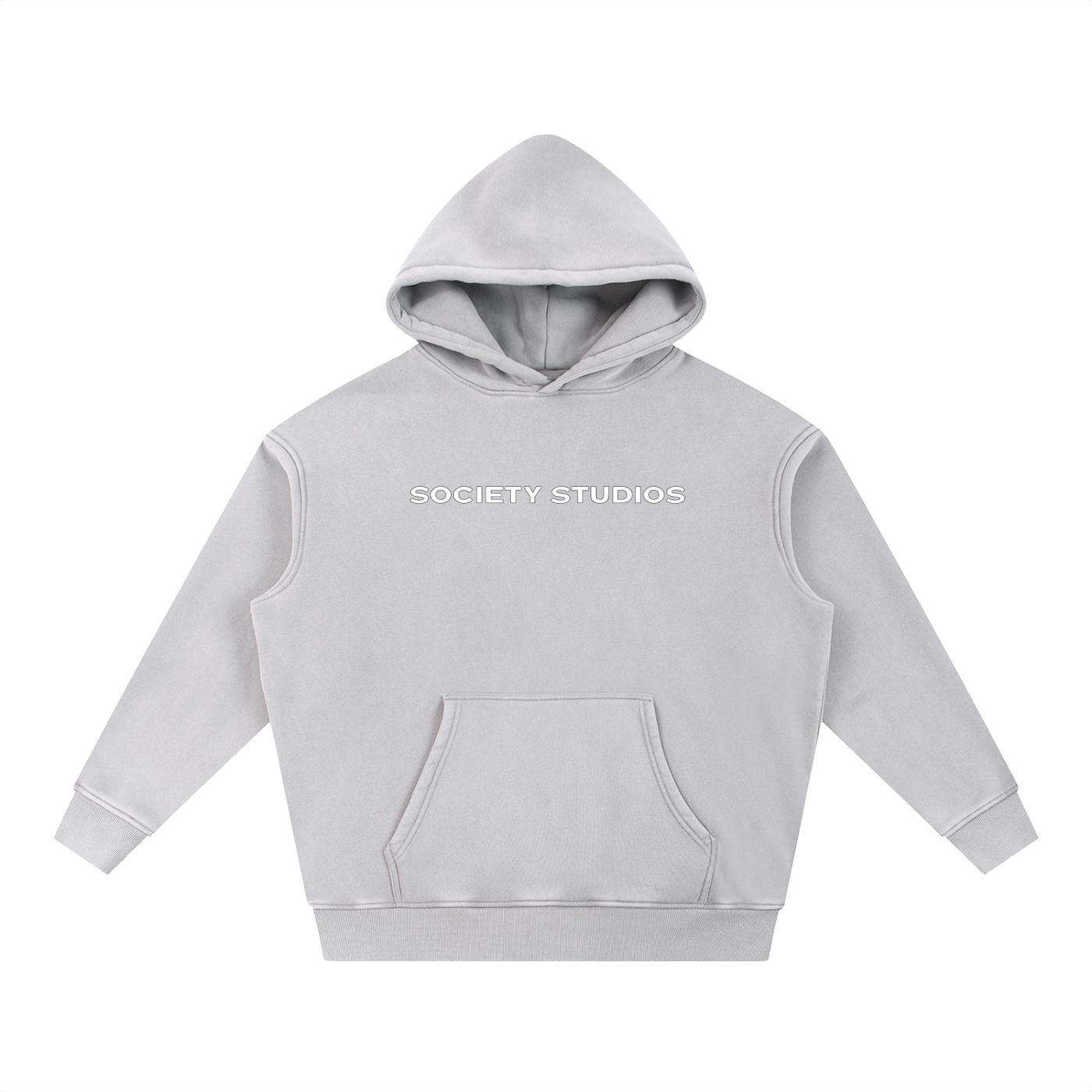 Snow Wash Fleece Oversize Hoodie