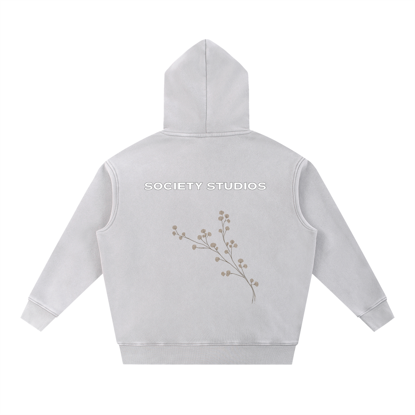Snow Wash Fleece Oversize Hoodie