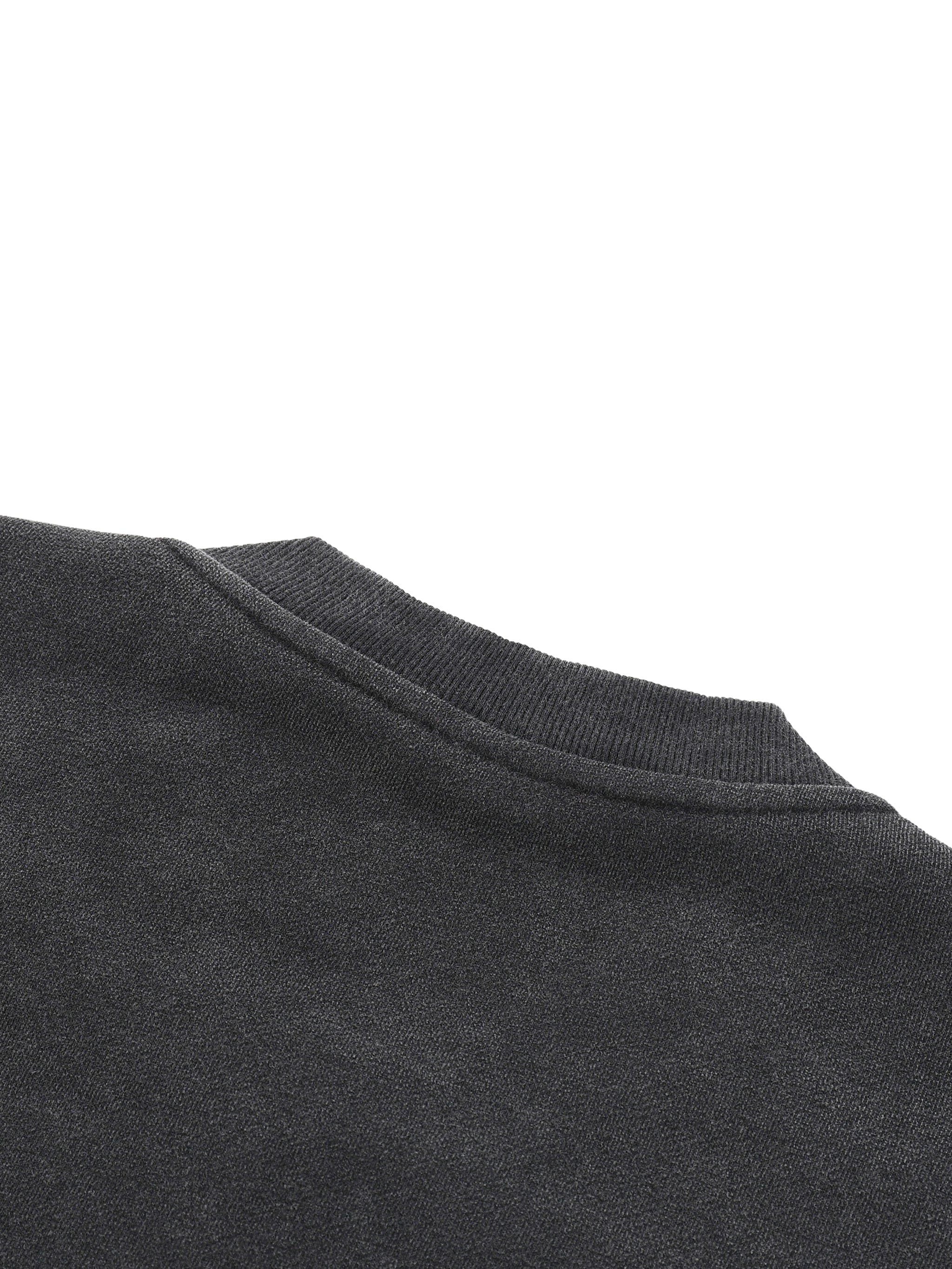 Vintage Washed Fleece Baseball Jacket